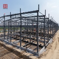Estructura de Acero Prefabricada ZTSS de Múltiples Pisos, Construcción Metálica Ligera para Servicios de Almacén, Incluye Soldadura, Corte y Doblado