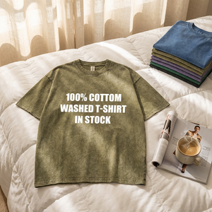 เสื้อยืดเจอร์ซีย์ผ้าฝ้าย 100% ทรงโอเวอร์ไซส์ ล้างสีแบบแอซิดวอช สีพื้น เป็นมิ<span class=keywords><strong>ต</strong></span>รกับสิ่งแวดล้อม ระบายอากาศได้ดี รับผลิ<span class=keywords><strong>ต</strong></span><span class=keywords><strong>ต</strong></span>ามแบบ OEM แบรนด์ของคุณเอง สไ<span class=keywords><strong>ต</strong></span>ล์ลำลอง เสื้อยืดวินเทจแบบเรียบ - Product Image 3