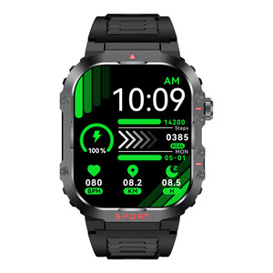 Умные часы H08 унисекс с измерением пульса, трекером фитнеса, компасом, фонариком, AMOLED-дисплеем, водонепроницаемостью <span class=keywords><strong>3</strong></span> ATM и временем работы от батареи 11-30 дней - Product Image 3