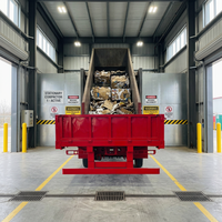 Semi-remorque à 3 essieux avec parois latérales en acier pour le transport de conteneurs de marchandises, dotée d'un train d'atterrissage robuste et d'une couleur personnalisée