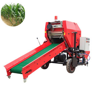 Mini presse ronde électrique d'ensilage de foin de luzerne utilisée - Product Image 3