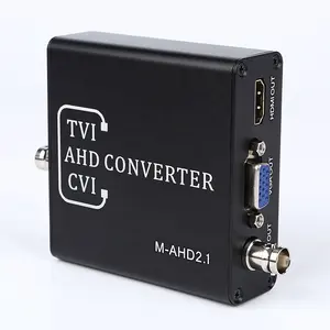 AHD/TVI/CVI/CVBS Audio Converter Analog Flexible Display Connected To Audio Rf Output Video Capture Card