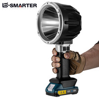 Linterna LED Cob P70 de alta potencia para acampar, cazar, bucear, larga resistencia, tipo C, carga rápida, cuerpo de lámpara ABS de grado Industrial