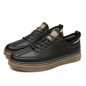 Último Modelo de Zapatos de <span class=keywords><strong>Media</strong></span> Caña Personalizados al por Mayor para Hombre, de Cuero Genuino, Exportación a África 2023, Dropshipping, Marca de Fábrica, <span class=keywords><strong>Precio</strong></span> Bajo - Product Image 4