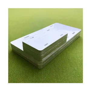 Placa de matrícula de aluminio, placa personalizada por sublimación RTS, 3x6/6x12 pulgadas