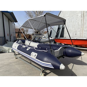 <span class=keywords><strong>Bateau</strong></span> de sauvetage gonflable personnalisable de 3,8 m, 4 m, 5 m, en PVC, pliable, avec auvent - Product Image 6