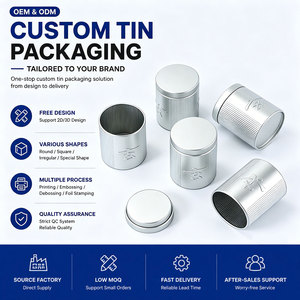 Caja Redonda de Metal Plateada Impresa Personalizada, Envase Metálico Reciclable de Grado Alimenticio para Dulces, Pastillas y Chicles, Directo de Fábrica - Product Image 1