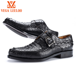 Piel de cocodrilo zapatos de cuero hechos a mano de lujo para Hombre Zapatos de negocios - Product Image 1