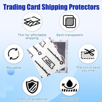 Protecteur d'expédition pour cartes de collection en plastique transparent de haute qualité 3,5" x 4,5" pour porte-cartes One Touch