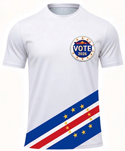 Set Regalo Promozionale Politico Personalizzato per la Campagna Elettorale del Capo Verde 2026: Bandiera Presidenziale, T-shirt, Cappello e Tazza - Product Image 2