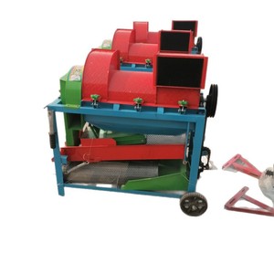 Mini Cosechadora de Maíz, Máquina Trilladora de Semillas Multifuncional con Transmisión por Engranajes, Color Rojo, para Uso Doméstico - Product Image 5