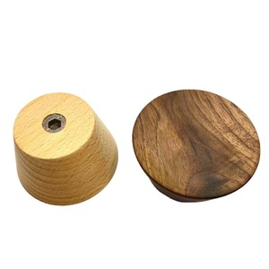 Solid Wood Wall <b>Hooks</b> Round Tapered Shape Beech Wood Coat Rack <b>Hooks</b> Wall Mounted Type Behind Doors On Walls - Product Image 4