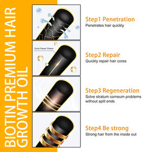 Huile de croissance capillaire à étiquette privée Traitement de croissance capillaire Sérum Huile capillaire à la biotine profonde pour traiter la perte de cheveux à la racine du cuir chevelu - Product Image 5