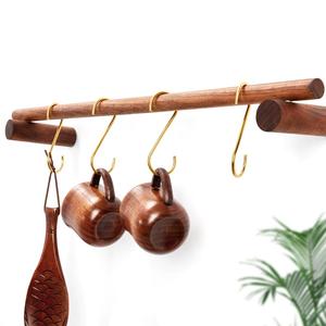 Legno Barra di Tovagliolo Fissato Al <span class=keywords><strong>Muro</strong></span> del Tovagliolo Cremagliera - Product Image 5