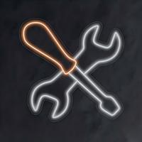 Enseigne néon pour garage de réparation automobile, décor LED personnalisé pour atelier automobile, magasin