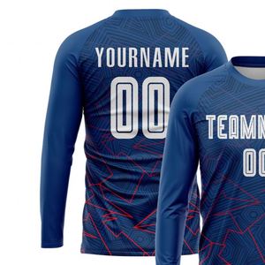 Maillot de football léger à manches longues pour homme, respirant, séchage rapide, vêtements de sport athlétiques pour l'entraînement, les matchs et le jeu d'équipe - Product Image 3