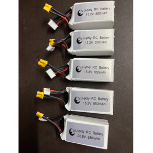 고출력 120C 850mAh HV <span class=keywords><strong>LiPo</strong></span> 배터리-FPV 레이싱 후프 드론을 위한 초경량, 전력 및 성능 극대화, 낮은 <span class=keywords><strong>IR</strong></span> - Product Image 3