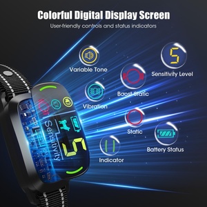 Collier <span class=keywords><strong>anti</strong></span>-aboiement statique, vibrations, avertissement sonore, étanche, rechargeable, <span class=keywords><strong>anti</strong></span>-aboiement pour chien - Product Image 4