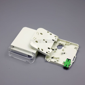Caja de Conexión de Pared de Plástico ABS Serie HW de FIBERVISION, Conector de <span class=keywords><strong>Fibra</strong></span> <span class=keywords><strong>Óptica</strong></span> 1/2/4/6F, Fácil Montaje, <span class=keywords><strong>Roseta</strong></span> <span class=keywords><strong>Óptica</strong></span> FTTH - Product Image 2