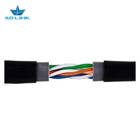 Cable de Red de Cobre OFC de Calidad, 305m Cat5e para Exteriores UTP con Cubierta de PE+PVC, Temperatura Nominal de -40C~+70C