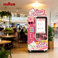 Máquina Expendedora Comercial de Helados Suaves para Parques Temáticos, Solución de Venta de Helados para Operadores de Atracciones Turísticas