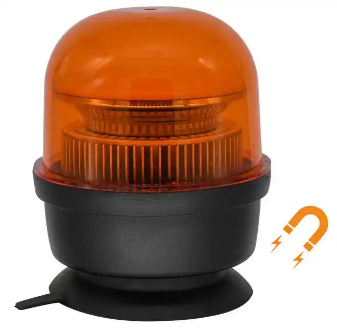 Amber Alarm Lamp 12v 24v Car Beacon Rotating Revolving Strobe Flash Warning Alarm Led Light