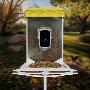 Alimentador inovativo do pássaro com separação da Água-Eletricidade: Grande capacidade 2L, alimentação automática para várias espécies do pássaro - Product Image 3