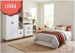Prix exceptionnels : Commode en bois massif LIORA Young Rooms, option intemporelle, utilisation durable, pour chambre à coucher - Product Image 2