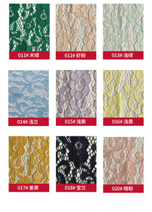 Nuevo Diseño de Tela de Encaje Elástico con Nylon y Amoníaco, Encaje Calado <span class=keywords><strong>para</strong></span> Blusas de Mujer, Vestidos y Ropa Infantil - Product Image 5
