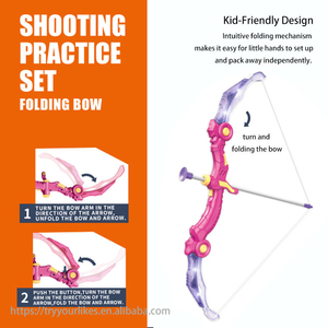 EPT Pink Single Bow and Arrow Gift Toy Arrow Game Venta al por mayor <span class=keywords><strong>Niños</strong></span> Popular <span class=keywords><strong>Juegos</strong></span> de tiro para <span class=keywords><strong>niños</strong></span> Juguetes Set <span class=keywords><strong>con</strong></span> objetivo - Product Image 4