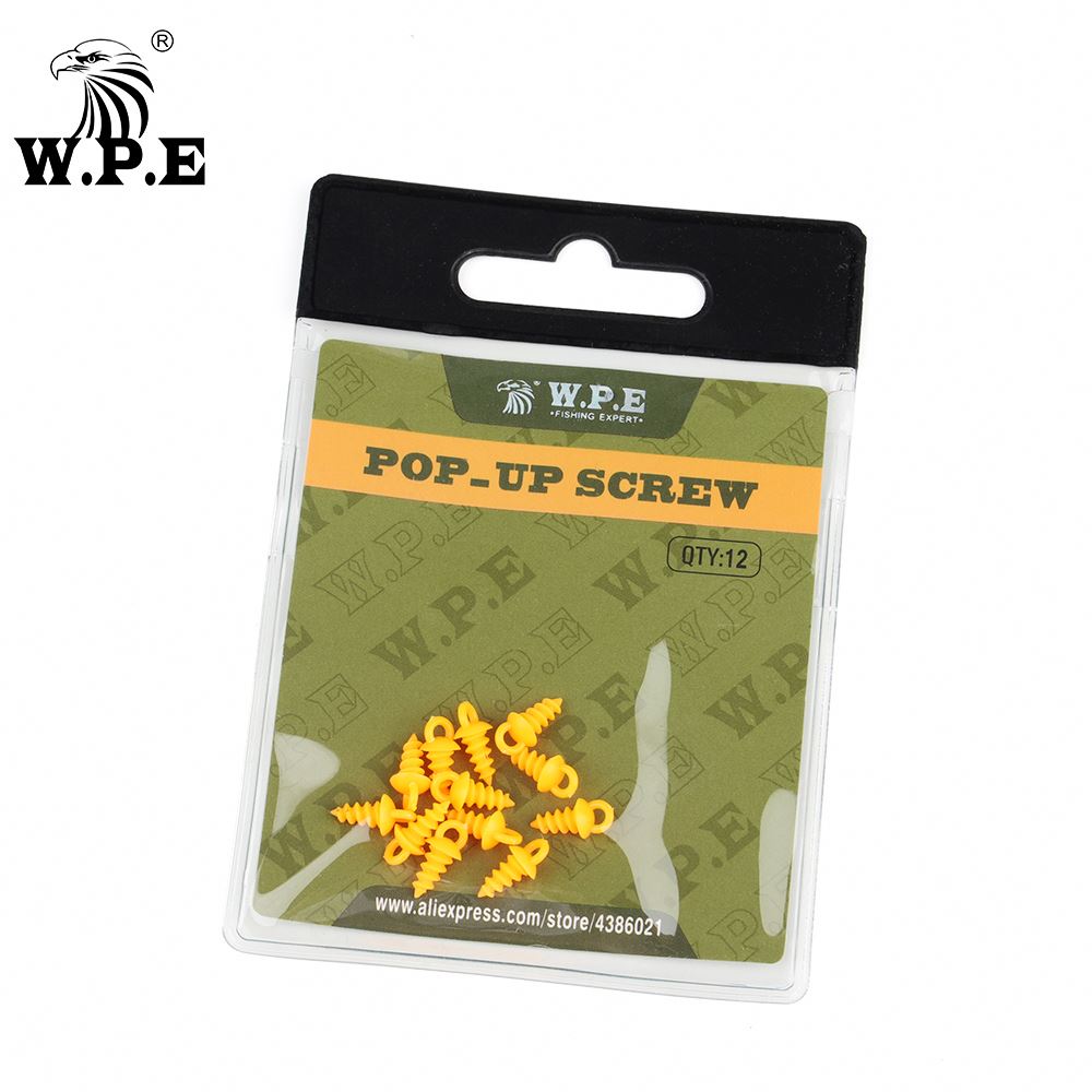 W.P.E. 12-teiliges Karpfen-Angelzubehr Pop-Up-Schnecken schaumkugel Karpfen-Angelkder  Schraube Endstck Angeln-Angel| Alibaba.com