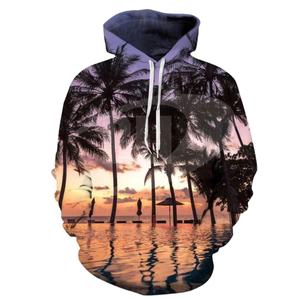 Pull à capuche personnalisé 3D imprimé par sublimation prix de gros sweats à capuche en tissu polyester avec impression de logo personnalisé pour hommes femmes - Product Image 1