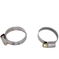 TJTC Collier de serrage métallique à levier à connexion rapide en acier inoxydable poli, type allemand, largeur de bande 9mm/12mm, système de mesure en pouces