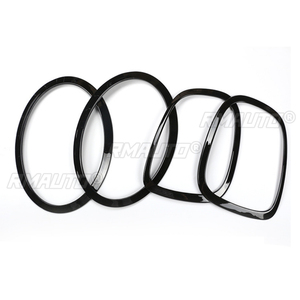 4 pièces de garnitures de phares avant et feux arrière pour Mini Cooper One JCW F55 F56, accessoires de style automobile - Product Image 4