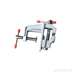 Aluminum <b>Mini</b> Bench Vise Small Table Vise Manual <b>Clamp</b> For Jewelry Repair - Product Image 2
