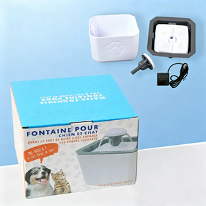 <span class=keywords><strong>Fontaine</strong></span> <span class=keywords><strong>à</strong></span> eau automatique pour animaux de compagnie ultra silencieuse professionnelle avec système de filtration en 4 étapes, distributeur d'eau pour chat alimenté par USB pour la maison - Product Image 4