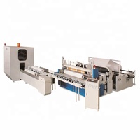 Foshan PARA EL Meijing fábrica rollo Industrial línea de producción de máquina de papel higiénico en Alemania Siemens PLC Control