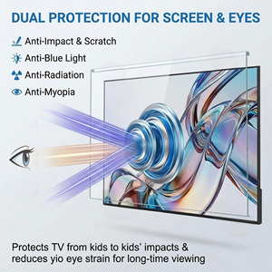 Protecteur d'<span class=keywords><strong>écran</strong></span> de <span class=keywords><strong>TV</strong></span> intelligente LED monté en acrylique transparent HD 32 40 43 50 55 65 <span class=keywords><strong>Film</strong></span> protecteur plat anti-lumière bleue de 70 pouces - Product Image 2