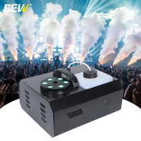 Matériel d'effets de scène GEVV, machine à fumée LED à commande à distance verticale 1500W pour fête, mariage, discothèque