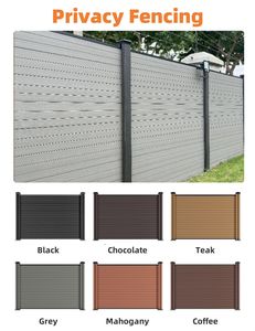 Valla de Madera y Plástico Compuesto (WPC) para Jardín y Hogar - Product Image 4