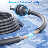 Câble d'alimentation de remplacement Utech Starlink Mini 2M/3M/5M/10M/15M/25M/30M à connecteur blindé en PVC étanche pour extérieur