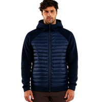 Blouson Bomber Homme Hiver Chaud à Capuche Personnalisé de Haute Qualité, Col Montant, Réversible, Tendance Extérieur, Vente en Gros
