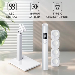 Mini Lámpara Ultravioleta para Secar Uñas, Mini Linterna LED con Pantalla, Secador de Uñas Portátil con 2 Ajustes de Tiempo para Manicura Casera - Product Image 3