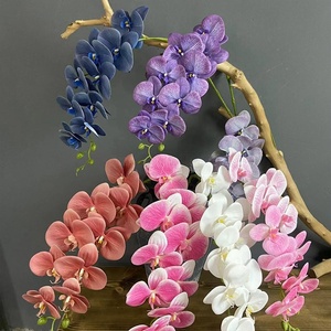 Orquídeas Blancas Artificiales Everbloom de Alta Calidad, Phalaenopsis Artificiales al por Mayor, Diseño de Mariposa con Tacto Real, Hechas a Mano con Película Suave - Product Image 1