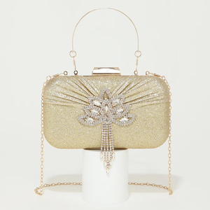 Bolso de Mano de Noche para Mujer, Diseño Nuevo, Patrón Cuadrado, Moda para Novia, Boda, Alta Calidad, Elegante, Vintage, Marca de Lujo 5A - Product Image 1