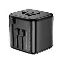 Tragbarer Globaler Reise-Stromadapter Alles-in-Einem Weltweiter Steckeradapter Mit 1A1C PD Schnellladung für Geschäftsreisen