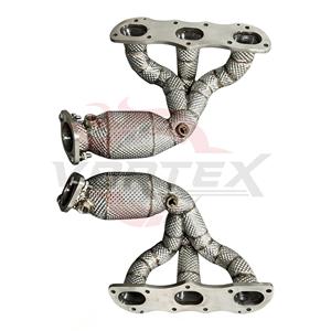 ชุดเฮดเดอร์ไอเสียแบบ Vortex Thermal Heat Shield สำหรับ Porsche 981 Boxster Cayman 3.4L 991 ปี 2012-2016 แบบ Bolt-On Mod Manifold Set - Product Image 5