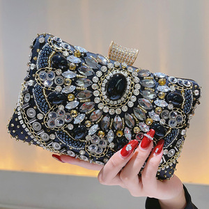 New Unique Sequin Crystal <b>Clutch</b> Bag Luxury <b>Wedding</b> Party Rhinestone <b>Clutch</b> Bags High Quality Evening Handbags - Product Image 2