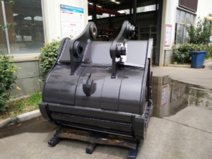 Chine Fabricant SF Excavator Attachments of Quality 40T Rock Bucket avec S80 Mount Hanger - Product Image 4