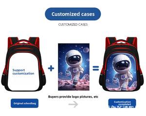 C a p i n t a <span class=keywords><strong>Spider</strong></span> Ligero Oxford S p i d e r-<span class=keywords><strong>Man</strong></span> Diseño de dibujos animados en 3D Mochila para estudiantes de escuela primaria con columna vertebral - Product Image 4